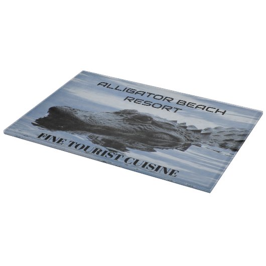 Planche À Découper Alligator Beach Resort Verre (Coin)