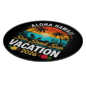 Planche À Découper Aloha Hawaii Mer Sable Soleil 2026 (Coin)