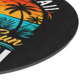 Planche À Découper Aloha Hawaii Mer Sable Soleil 2026 (Coin)