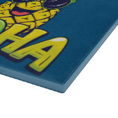 Planche À Découper Aloha Pineapple Collection Turquoise de découpe (Coin)
