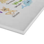 Planche À Découper Alphabet Animaux ABC Animaux mignons (Coin)