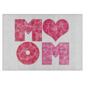 Planche À Découper Alphabet heureux de maman du jour de mère (Devant)