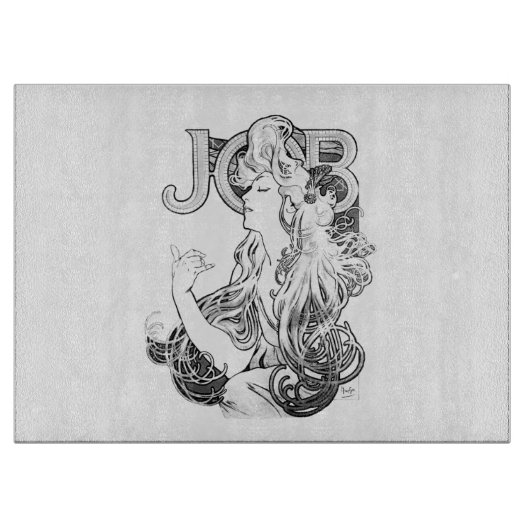 Planche À Découper Alphonse Mucha JOB ISOGS (Devant)