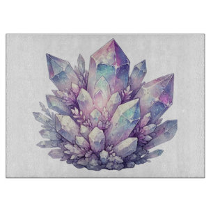 Planche À Découper Amas de quartz pastel