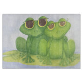 Planche À Découper Amateurs adorables de grenouilles (Devant)