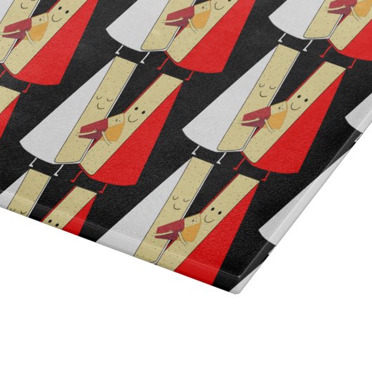 Planche À Découper Amateurs De Vins Et De Fromages (Coin)