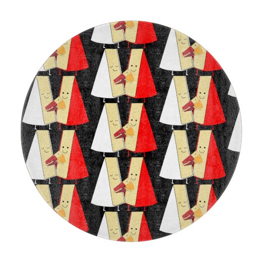 Planche À Découper Amateurs De Vins Et De Fromages (Devant)