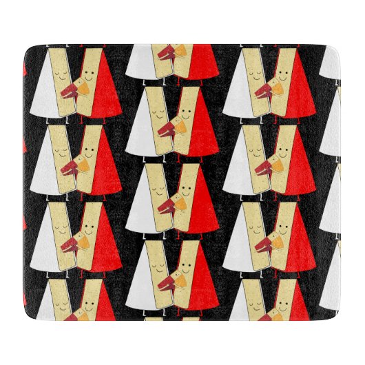 Planche À Découper Amateurs De Vins Et De Fromages (Devant)