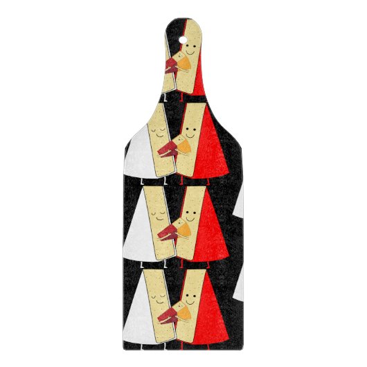 Planche À Découper Amateurs De Vins Et De Fromages (Devant)
