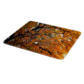 Planche À Découper Ambre Feuilles de l'automne (Coin)