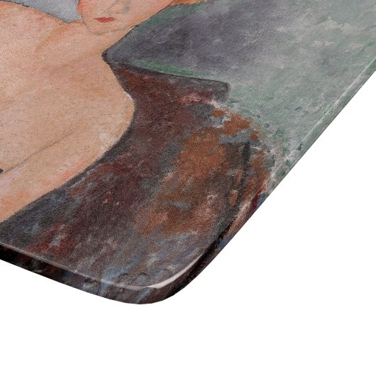 Planche À Découper Amedeo Modigliani - Robe de soirée pour filles rou (Coin)