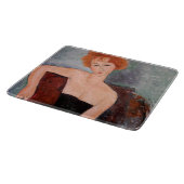 Planche À Découper Amedeo Modigliani - Robe de soirée pour filles rou (Coin)