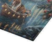 Planche À Découper American English Foxhound Christmas Festive Voyage (Coin)