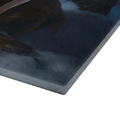 Planche À Découper American English Foxhound Snowy Sleigh Noël (Coin)