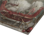 Planche À Découper American Eskimo Chien Festif de Noël (Coin)