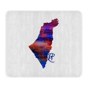Planche À Découper American Israeli Art Cutting Board