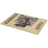 Planche À Découper American Soldier Design Cutting Board (Coin)