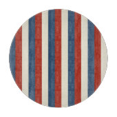 Planche À Découper Americana Stripes - Planche Décorative en Verre (Devant)