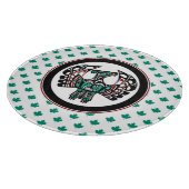 Planche À Découper Amérindien Noir Haida Art Thunderbird (Coin)