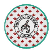 Planche À Découper Amérindien Red Black Art Orca Killer Whale (Devant)