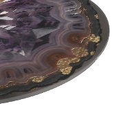 Planche À Découper Améthyste Citrine Géode Cristal Luxe (Coin)