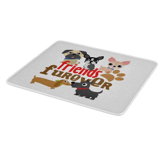 Planche À Découper Amis Chiens Furever Chiens Chiens Chiens Chiens Ch (Coin)