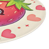 Planche À Découper Amour aux fraises adorable (Coin)