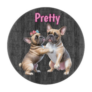 Planche À Découper Amour de Bouledogue Français  Bouledogue Français