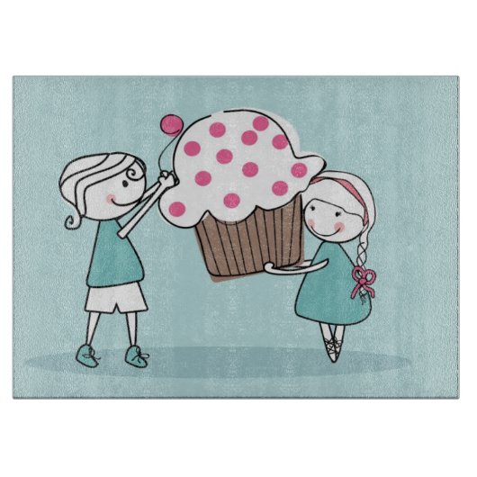 Planche À Découper Amour de petit gâteau (Devant)