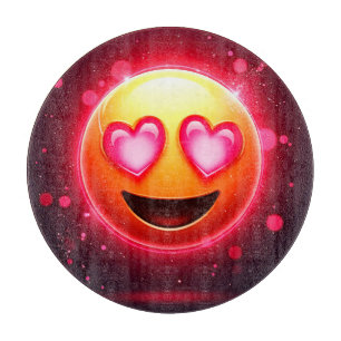 Planche À Découper Amour Frappé Coeurs Emoji