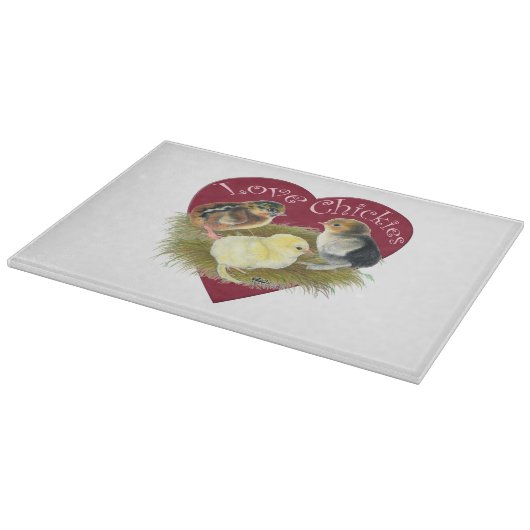 Planche À Découper Amoureuses des poussins (Coin)