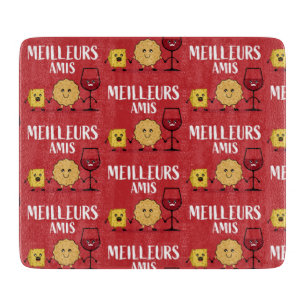 Planche À Découper Amoureux du fromage français amusant Coupe