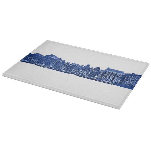 Planche À Découper Amsterdam en style Delft bleu (Coin)