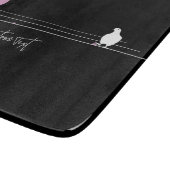 Planche À Découper Amusant Bubblegum Birds on a Wire Black (Coin)