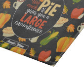 Planche À Découper Amusant Math Geek Pie Pun Thanksgiving Motif alime (Coin)