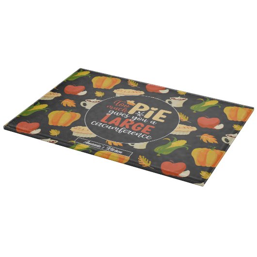 Planche À Découper Amusant Math Geek Pie Pun Thanksgiving Motif alime (Coin)