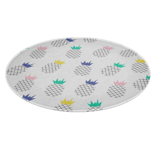 Planche À Découper Ananas Abstrait (Coin)