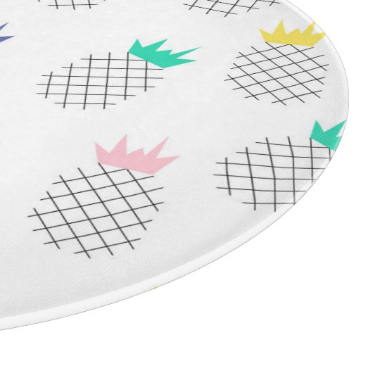 Planche À Découper Ananas Abstrait (Coin)