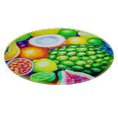 Planche À Découper Ananas et fruits tropicaux. Commandez dès maintena (Coin)