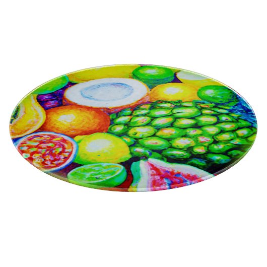 Planche À Découper Ananas et fruits tropicaux. Commandez dès maintena (Coin)