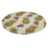 Planche À Découper Ananas, fraise design textile vintage. (Coin)