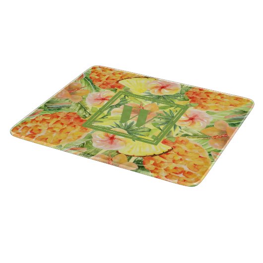 Planche À Découper Ananas monogrammes (Coin)