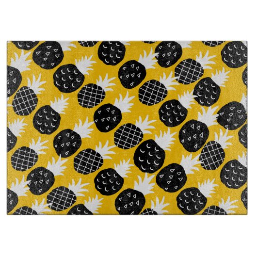 Planche À Découper Ananas noir (Devant)