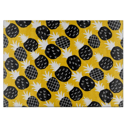Planche À Découper Ananas noir (Devant)