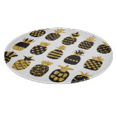Planche À Découper Ananas noirs : Ensemble texturé unique (Coin)