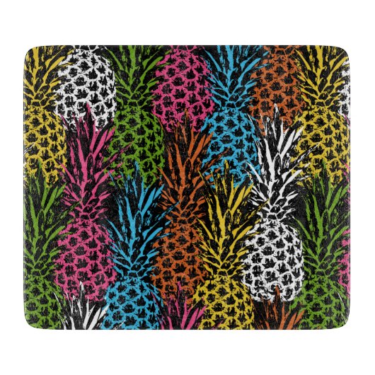 Planche À Découper Ananas Sauvage et Sucré (Devant)