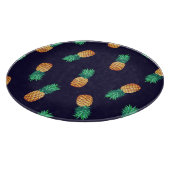 Planche À Découper Ananas sur la marine (Coin)
