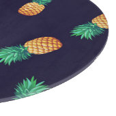 Planche À Découper Ananas sur la marine (Coin)