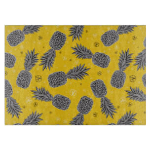 Planche À Découper Ananas Sur Or