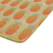 Planche À Découper Ananas Tropical Bohème (Coin)